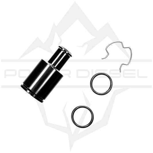 2000-2025 Duramax 6.6L – Polar Diesel Aluminum Coolant Firewall Fitting