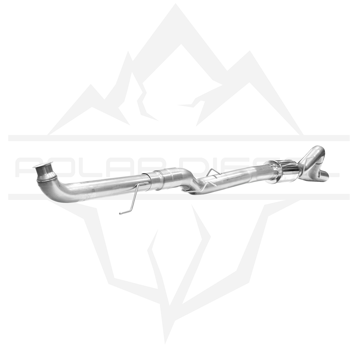 2007.5-2010 Duramax 6.6L - Polar - 5" Exhaust With Muffler