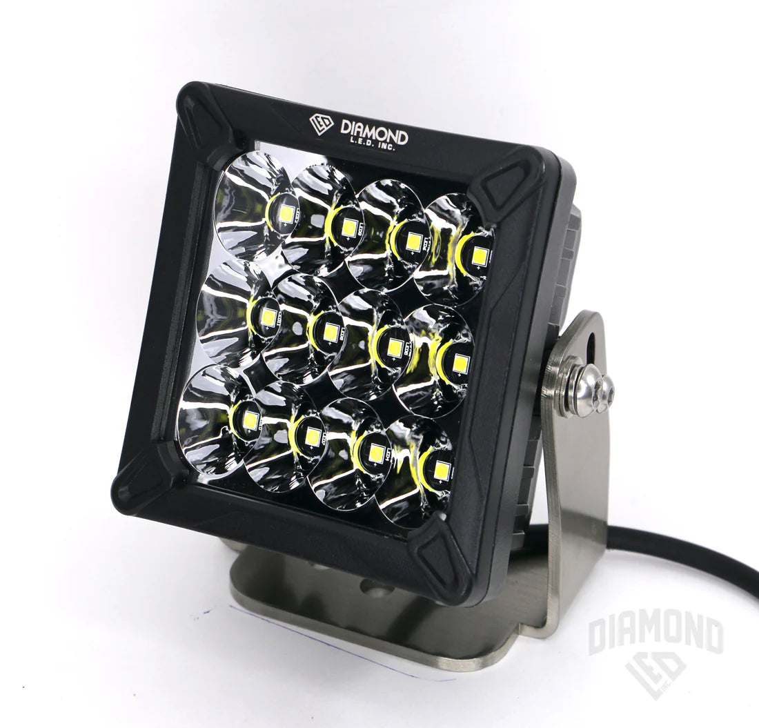 Universal Fit – Diamond LED Heavy Duty Mining Combo Light 4.25" 120W 10700 Lumens