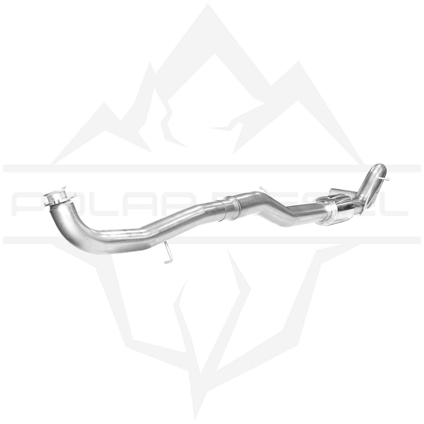 2015.5-2016 Duramax 6.6L - Polar - 5" Exhaust With Muffler