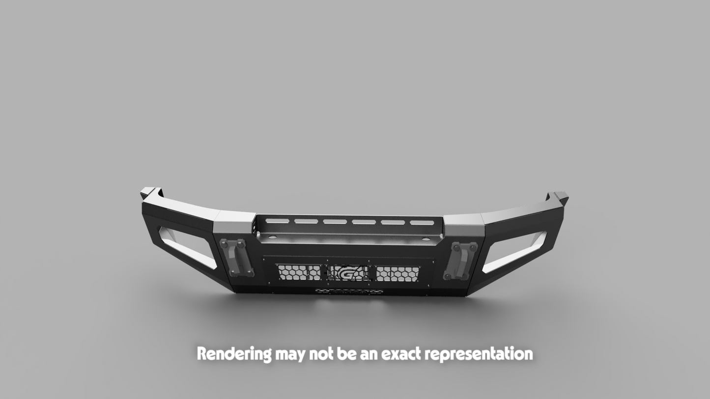2019-2023 GMC - GRIDIRON - 2500/3500 Base Winch Front Bumper