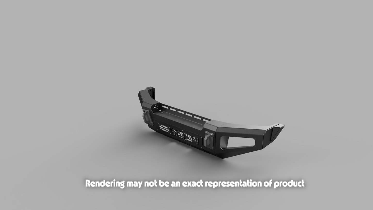 2019-2023 GMC - GRIDIRON - 2500/3500 Base Winch Front Bumper