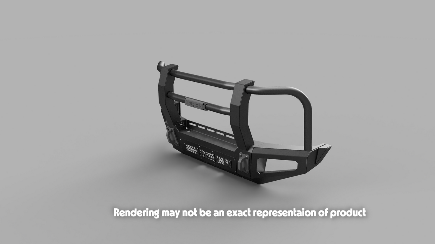 2024 GMC - GRIDIRON - + 2500/3500 Full Tube Winch Front Bumper