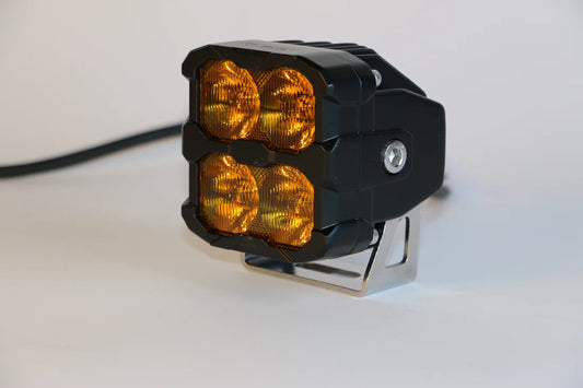 Universal Fit – Diamond LED PROS4 Amber Back Lit 40W LED Light (PROS4AD)