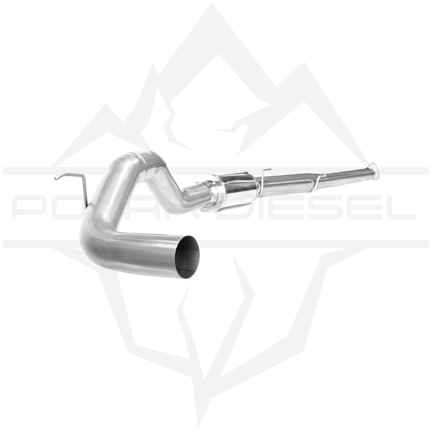 2016-2019 Cummins - Polar - 5.0L Nissan Titan 5" Exhaust With Muffler