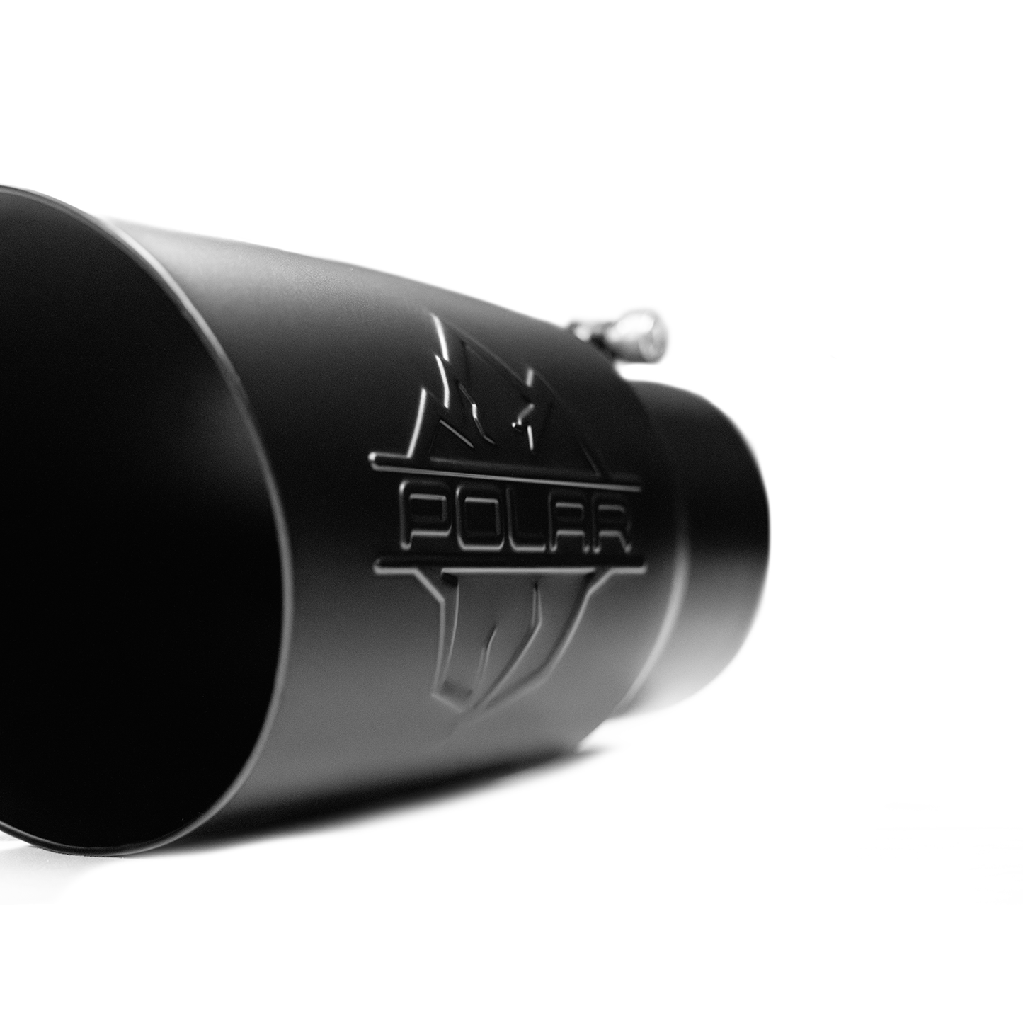 Universal Fit - Polar - Diesel 304SS Black Oval Exhaust Tip