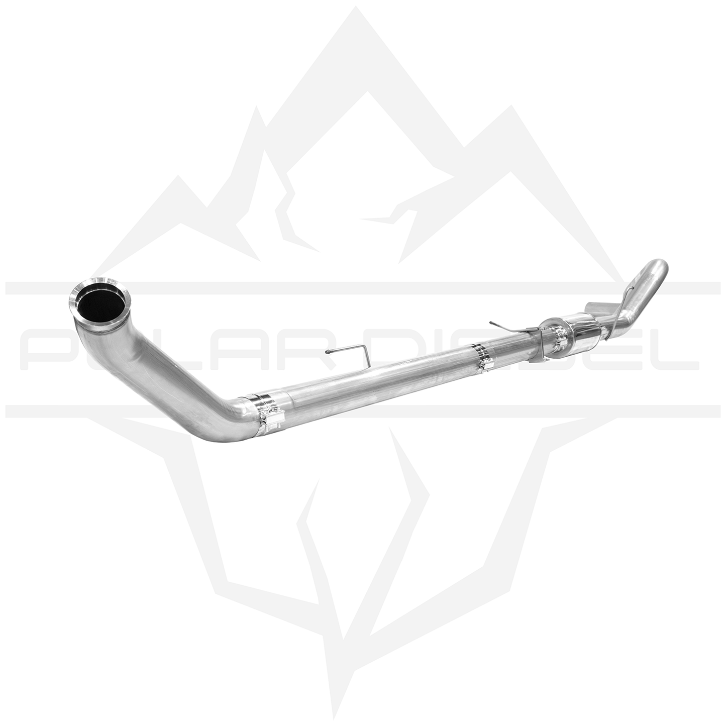 2010-2018 Cummins 6.7L - Polar - 304SS 5" Exhaust With Muffler
