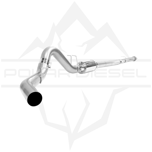 2008-2010 Ford Powerstroke 6.4L - Polar - 5" Exhaust With Muffler