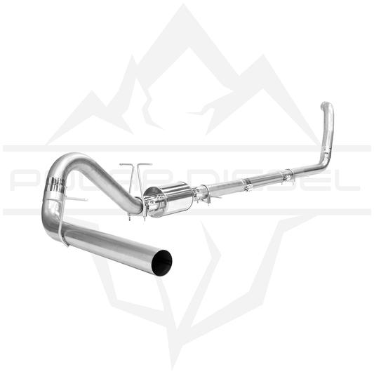 2003-2007 Ford Powerstroke 6.0L - Polar - 4" Exhaust With Muffler