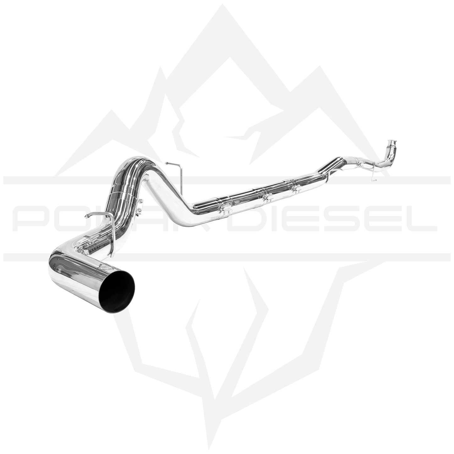 2011-2015 Duramax 6.6L - Polar - 304SS 5" Polished Exhaust
