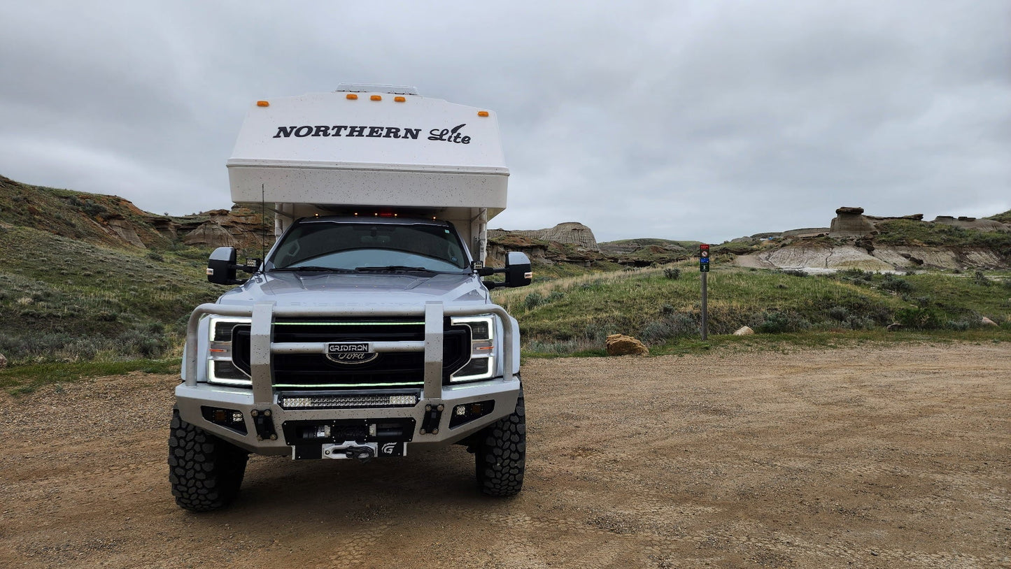 2017-2022 Ford F250 - GRIDIRON - F550 Full Tube Winch Front Bumper