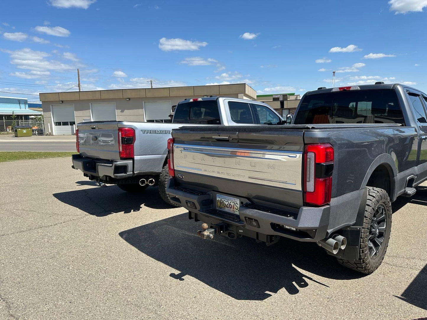 2017 Ford F250 - GRIDIRON - + -F450 Rear Bumper