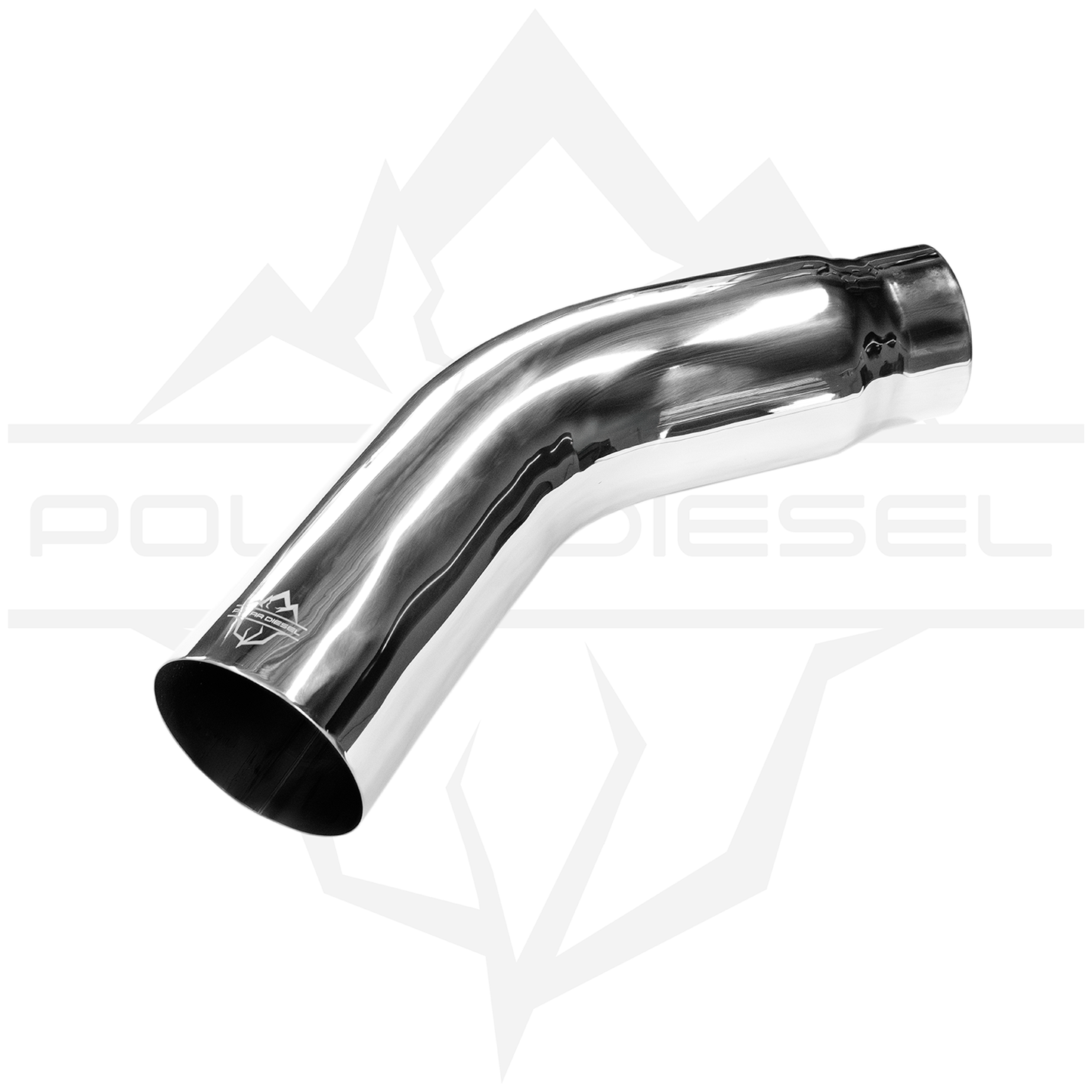 Universal Fit - Polar - Diesel Polished 304SS Exhaust Elbow