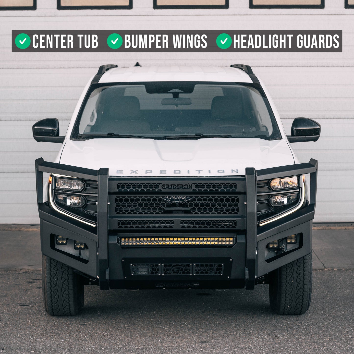 2018-2024 - GRIDIRON - Ford Expedition Interceptor Front Bumper