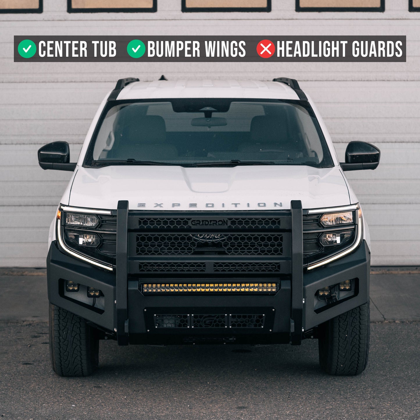 2018-2024 - GRIDIRON - Ford Expedition Interceptor Front Bumper