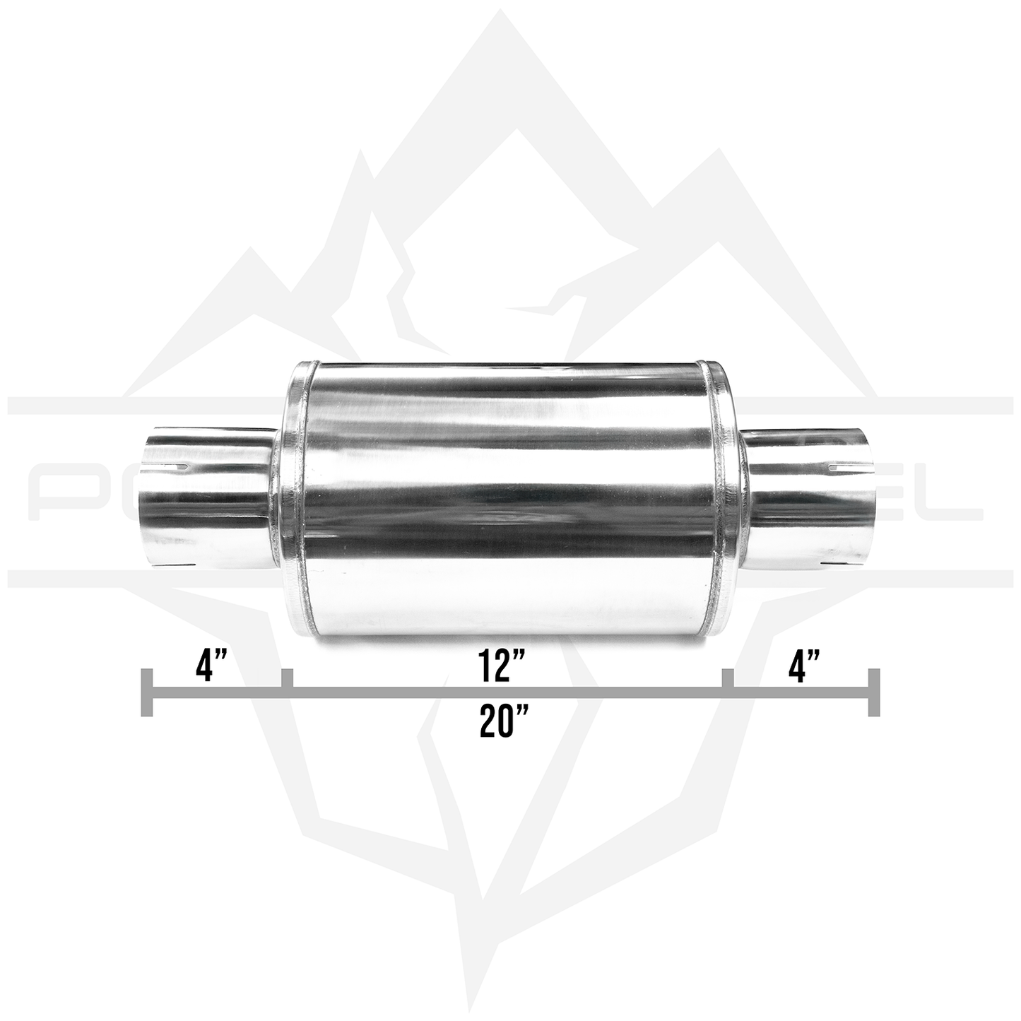 Universal Fit - Polar - Standard 4" Muffler
