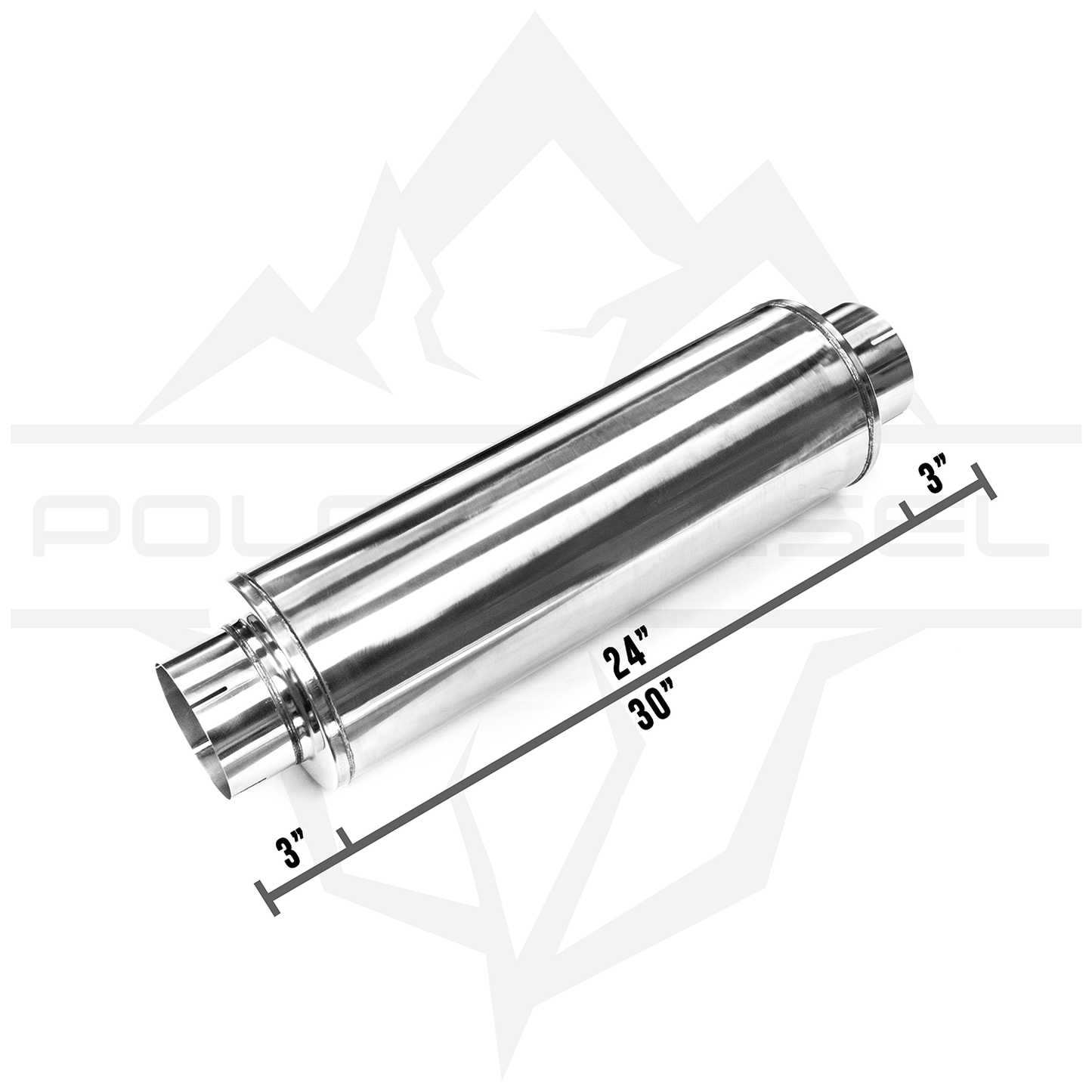Universal Fit - Polar - Universal 5" Silencer Muffler