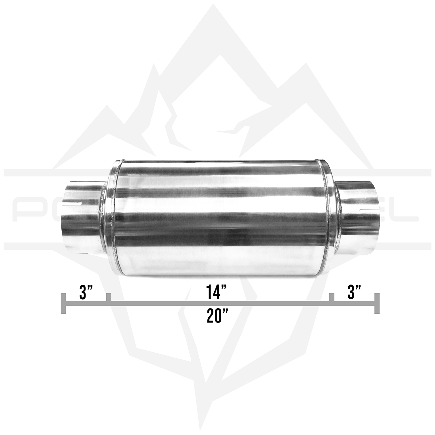 Universal Fit - Polar - Standard 5" Muffler