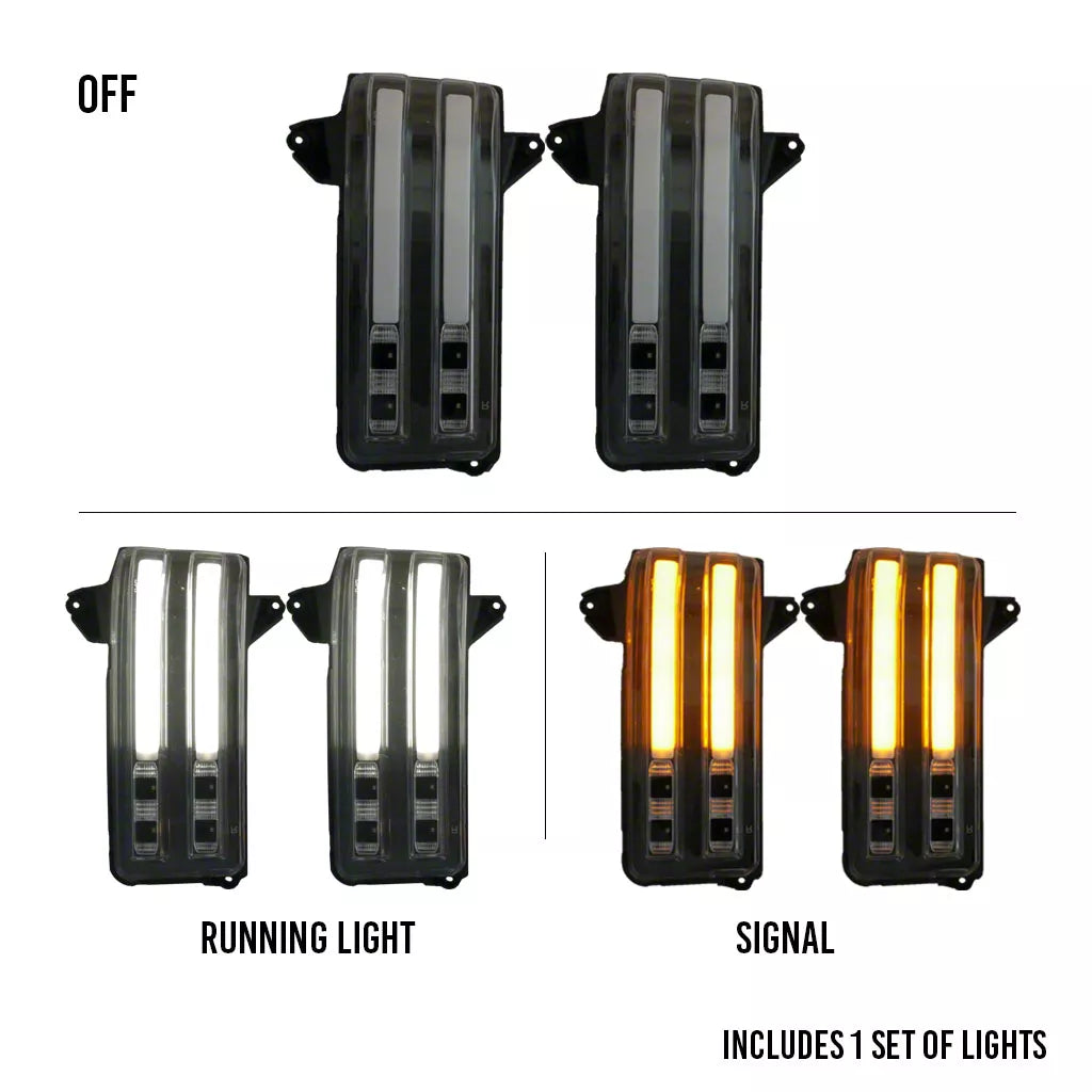 2019 - Boost Auto + GM Silverado and Sierra Tow Mirror Marker Lights