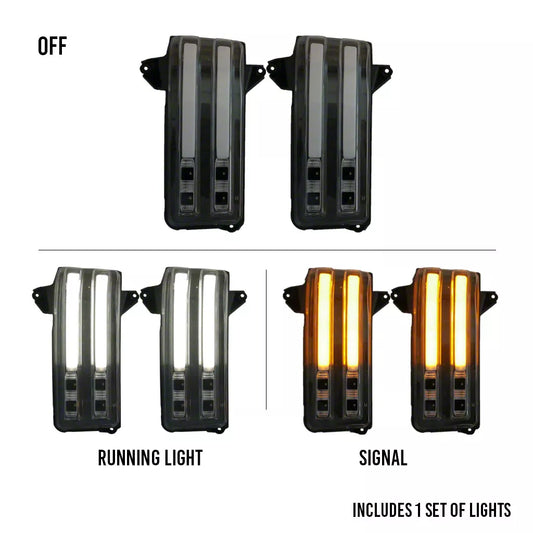 2019 - Boost Auto + GM Silverado and Sierra Tow Mirror Marker Lights
