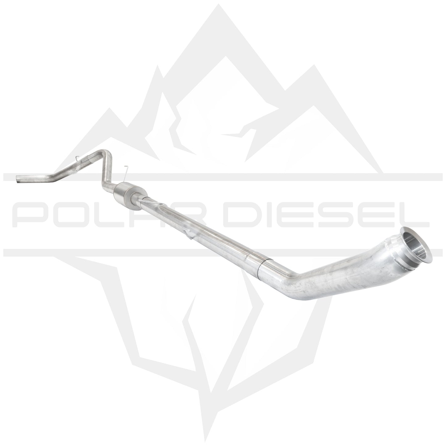 2010-2018 Cummins 6.7L - Polar - 4" Exhaust With Muffler