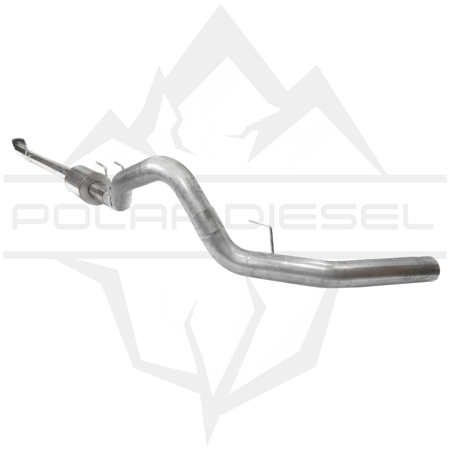 2023-2026 Ford Powerstroke 6.7L - Polar - 5” Downpipe Back Exhaust & Downpipe Package With Muffler