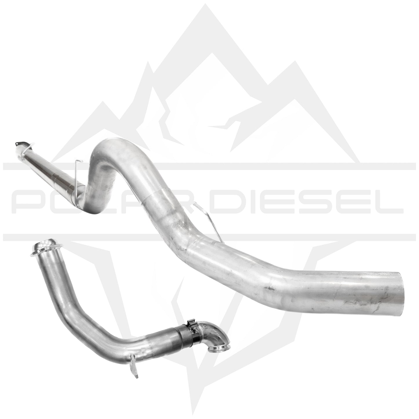 2023-2026 Ford Powerstroke 6.7L - Polar - 5” Downpipe Back Exhaust & Downpipe Package