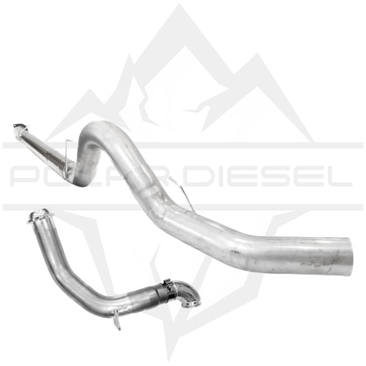 2023-2026 Ford Powerstroke 6.7L - Polar - 5” Downpipe Back Exhaust & Downpipe Package