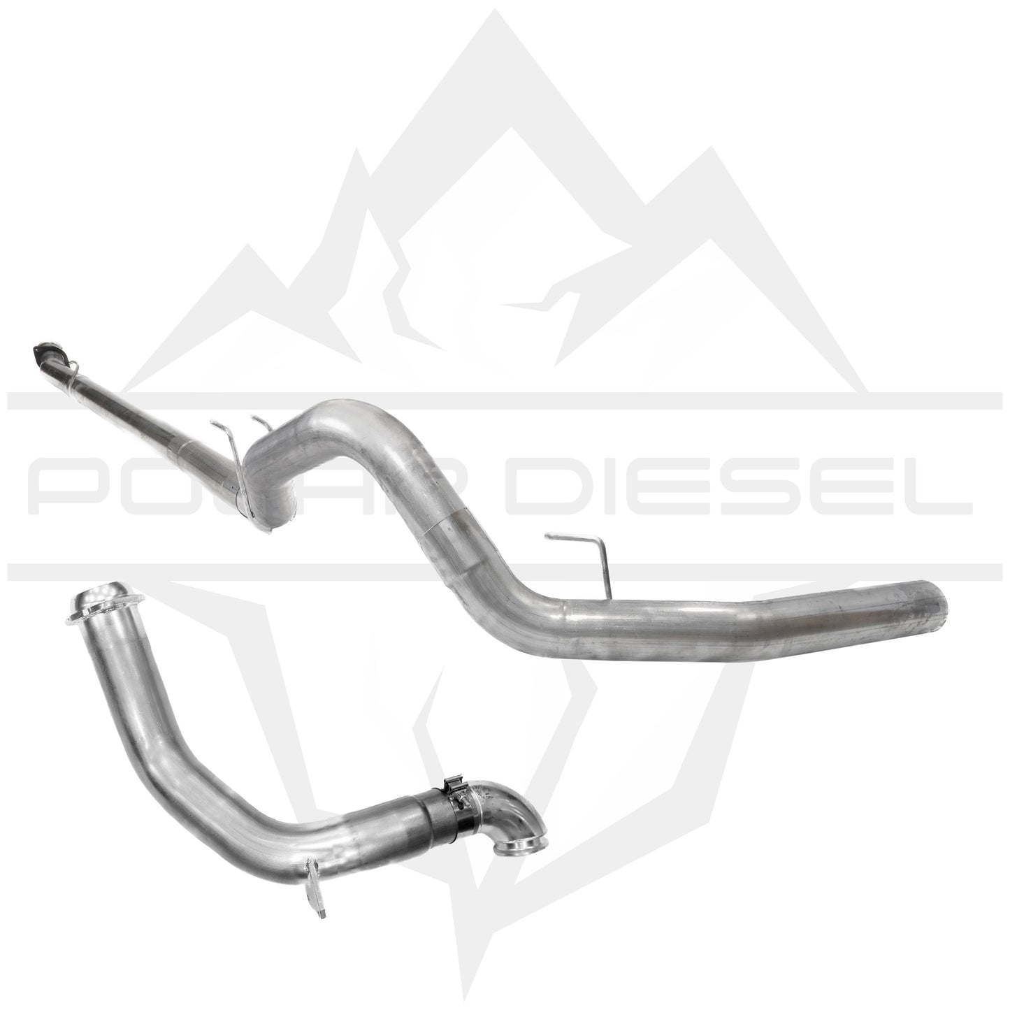 2023-2026 Ford Powerstroke 6.7L - Polar - 4” Downpipe Back Exhaust & Downpipe Package