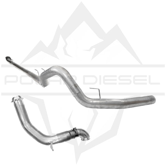 2023-2026 Ford Powerstroke 6.7L - Polar - 4” Downpipe Back Exhaust & Downpipe Package