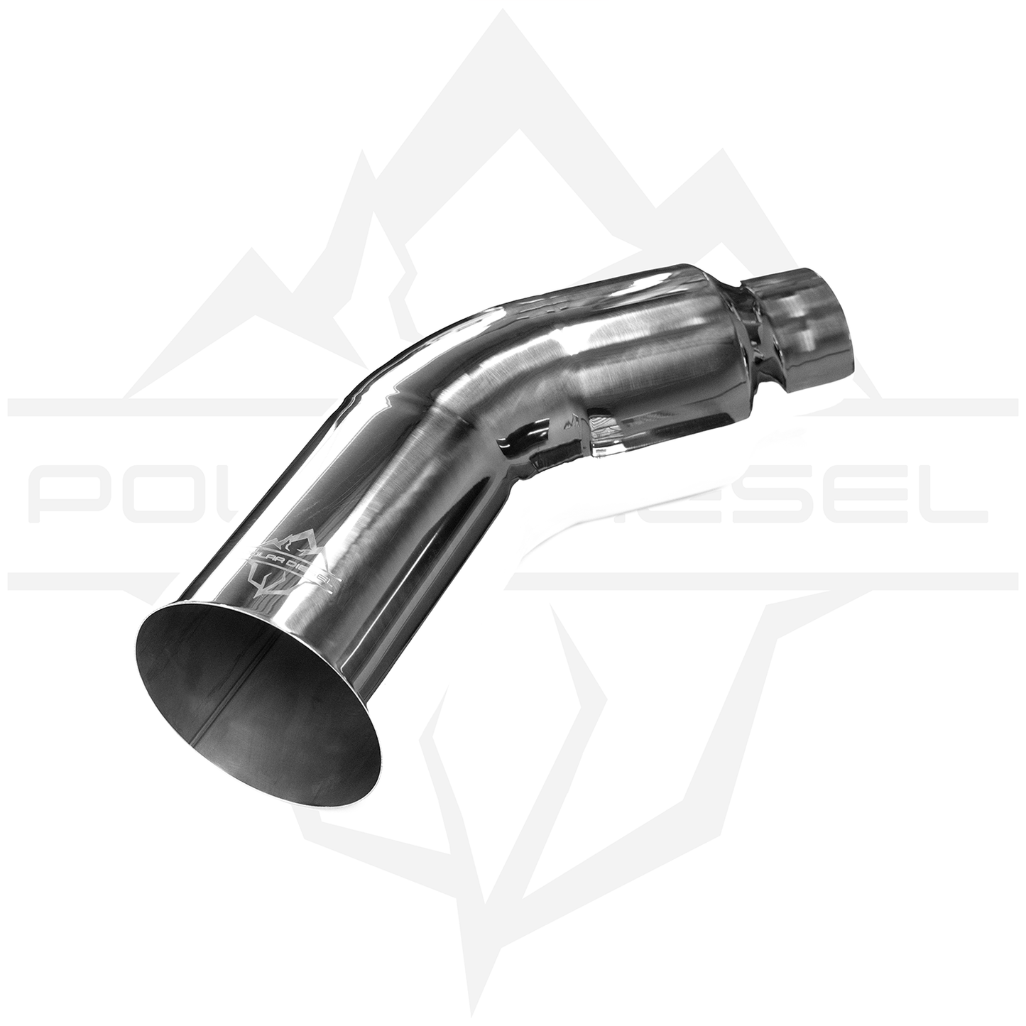 Universal Fit - Polar - Diesel Polished 304SS Exhaust Elbow