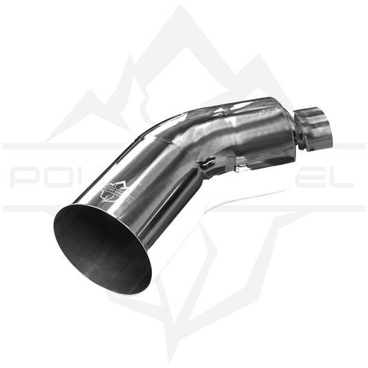 Universal Fit - Polar - Diesel Polished 304SS Exhaust Elbow
