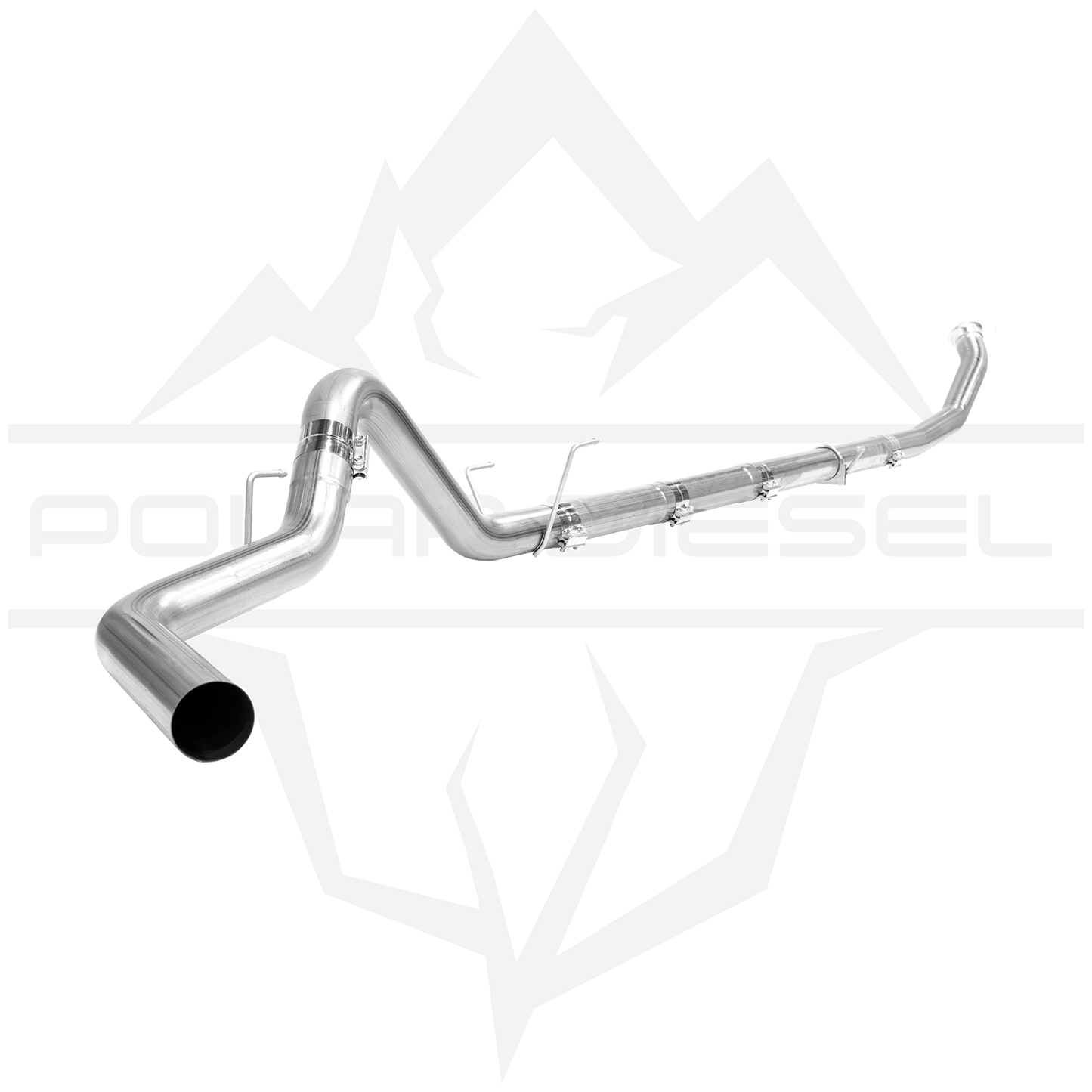 2007.5-2009 Cummins 6.7L - Polar - 4" Exhaust With Muffler