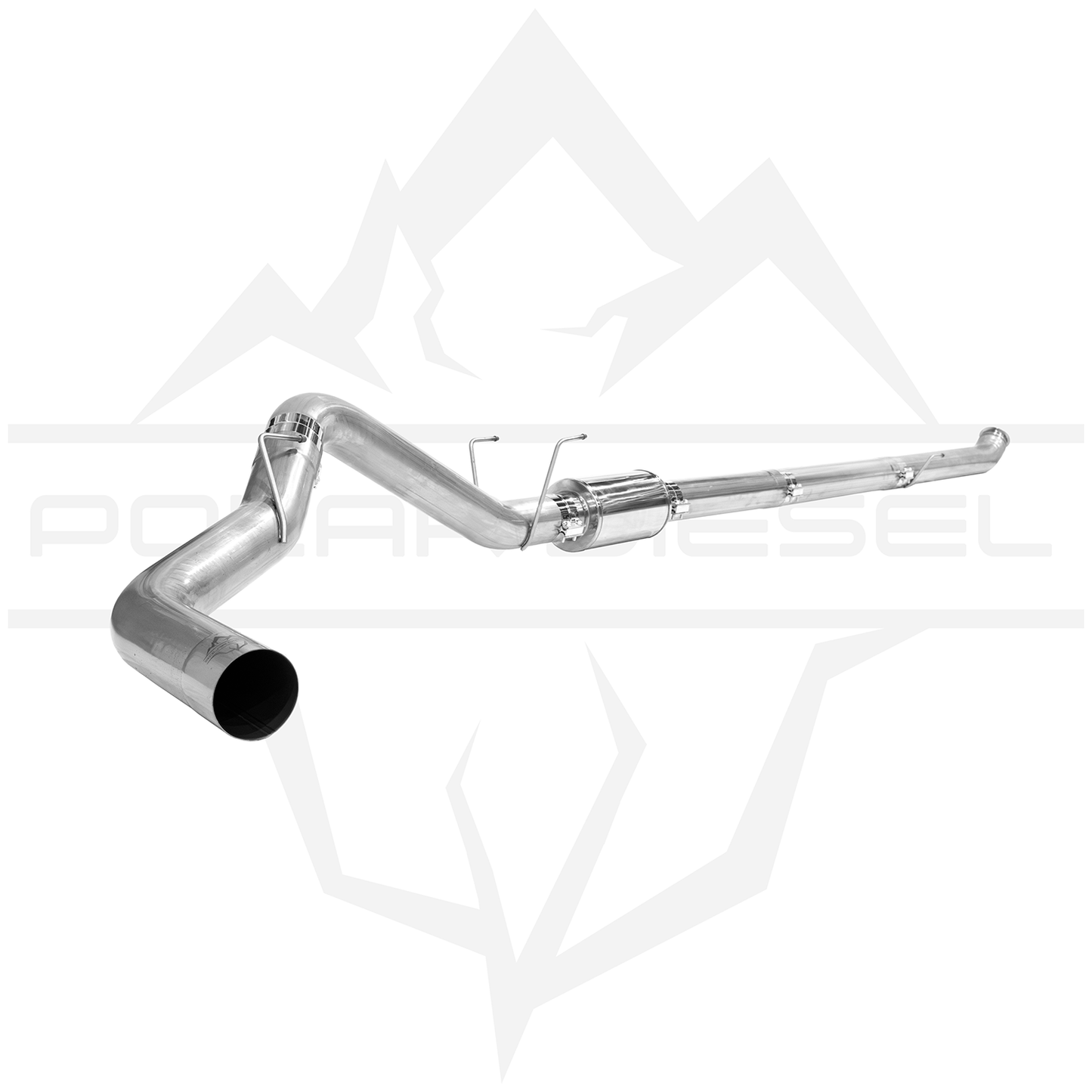 2019-2024 Cummins 6.7L - Polar - 304SS 5" Exhaust With Muffler
